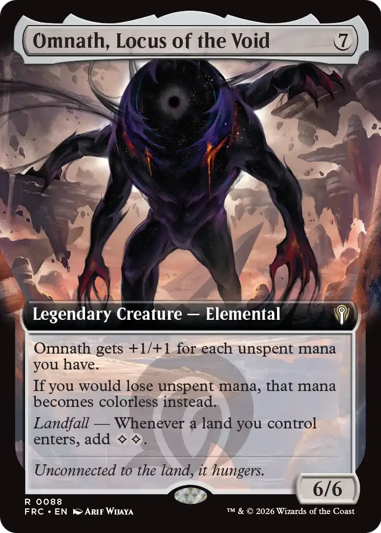 Omnath, Locus of the Void (Extended Art) [Reality Fracture Commander] | Card Citadel