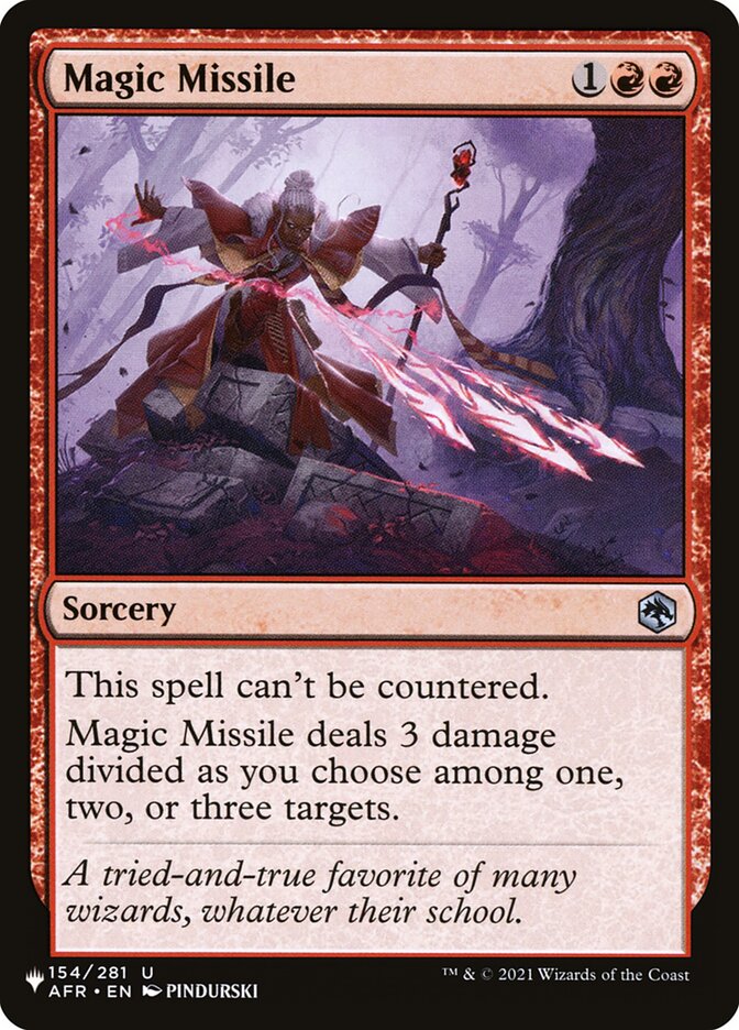 Magic Missile [The List] | Card Citadel