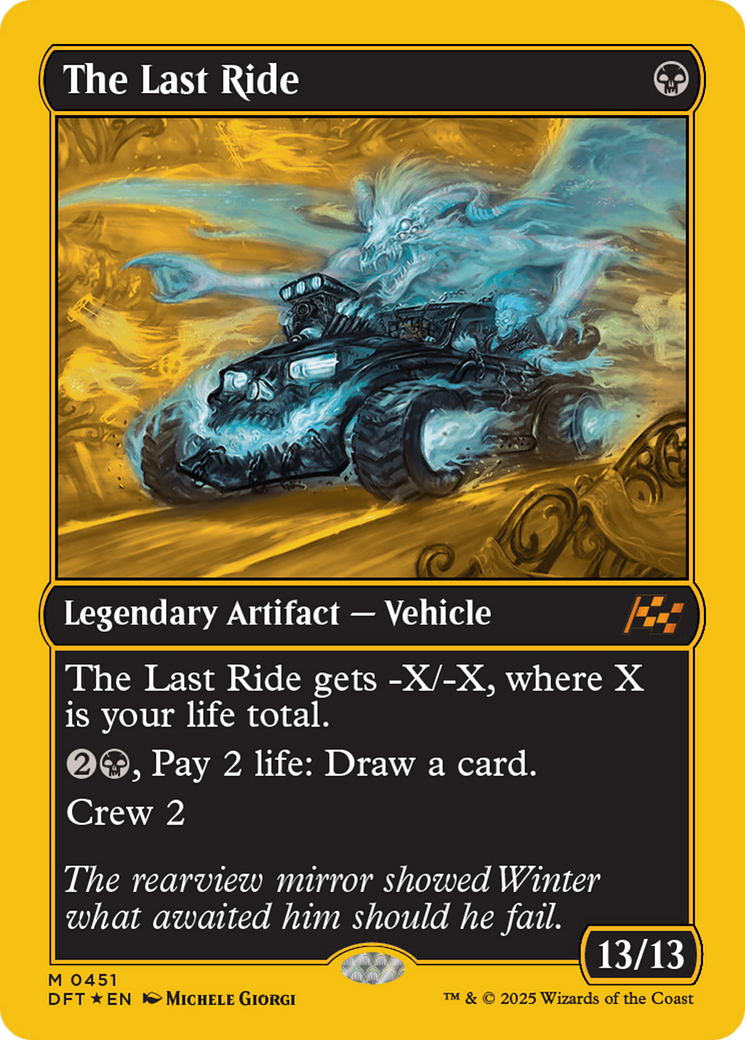 The Last Ride (First-Place Foil) [Aetherdrift] | Card Citadel