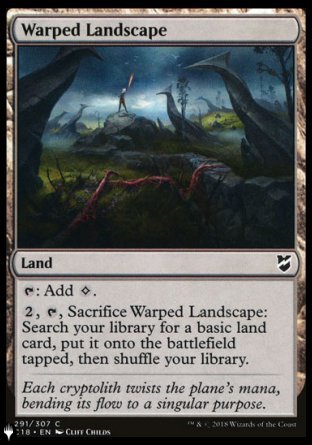 Warped Landscape [The List] | Card Citadel