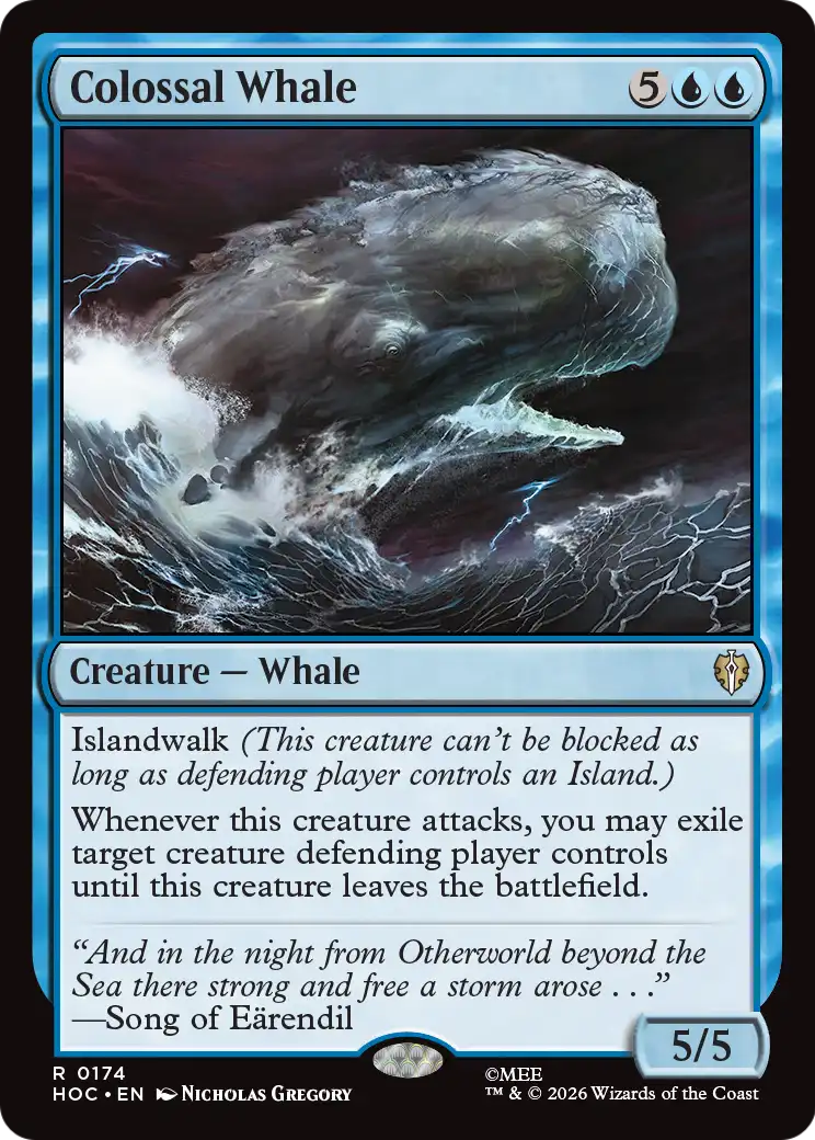 Colossal Whale [The Hobbit: Eternal-Legal] | Card Citadel