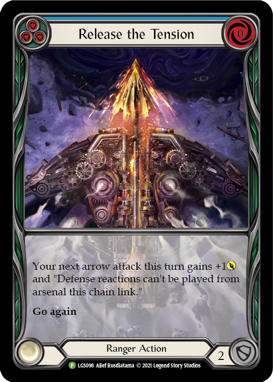 Release the Tension (Blue) [LGS098] (Promo)  Rainbow Foil | Card Citadel