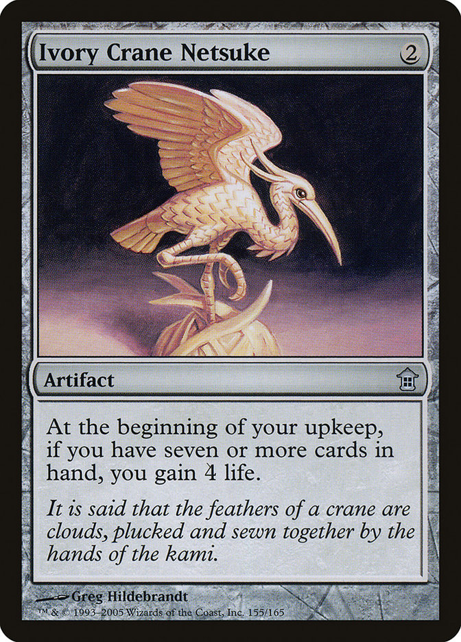 Ivory Crane Netsuke [Saviors of Kamigawa] | Card Citadel