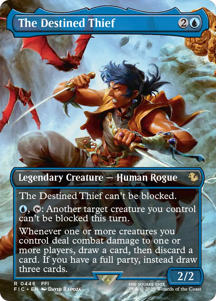 The Destined Thief (Borderless) [FINAL FANTASY Commander] | Card Citadel