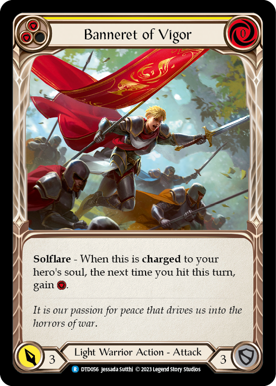 Banneret of Vigor [DTD056] (Dusk Till Dawn)  Rainbow Foil | Card Citadel