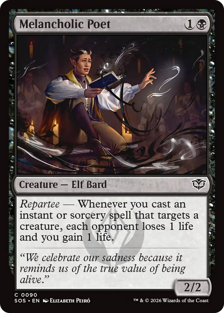 Melancholic Poet [Secrets of Strixhaven] | Card Citadel