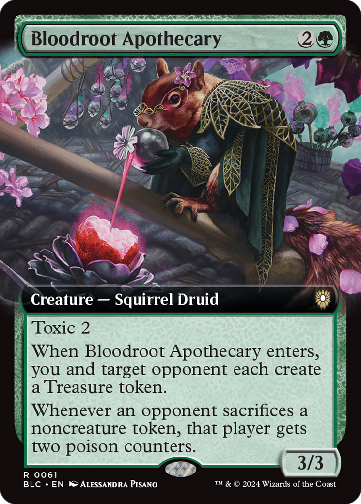 Bloodroot Apothecary (Extended Art) [Bloomburrow Commander] | Card Citadel