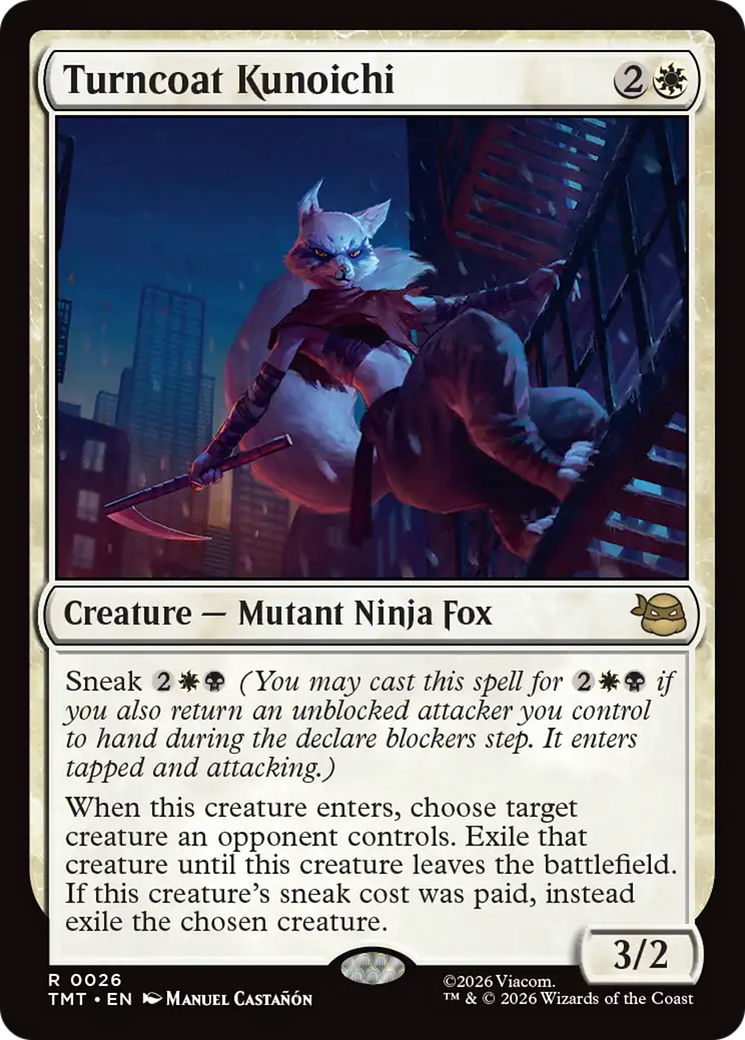 Turncoat Kunoichi [Teenage Mutant Ninja Turtles] | Card Citadel