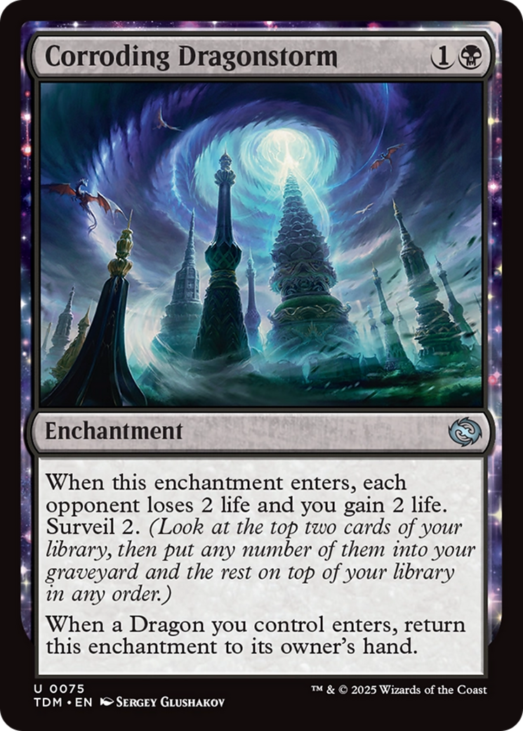 Corroding Dragonstorm [Tarkir: Dragonstorm] | Card Citadel