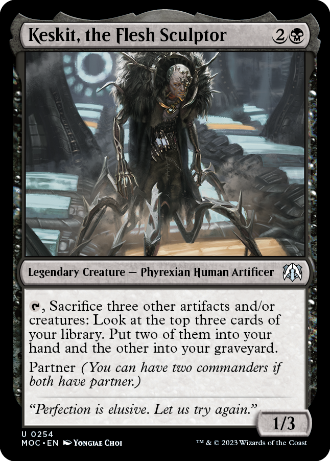 Keskit, the Flesh Sculptor [March of the Machine Commander] | Card Citadel