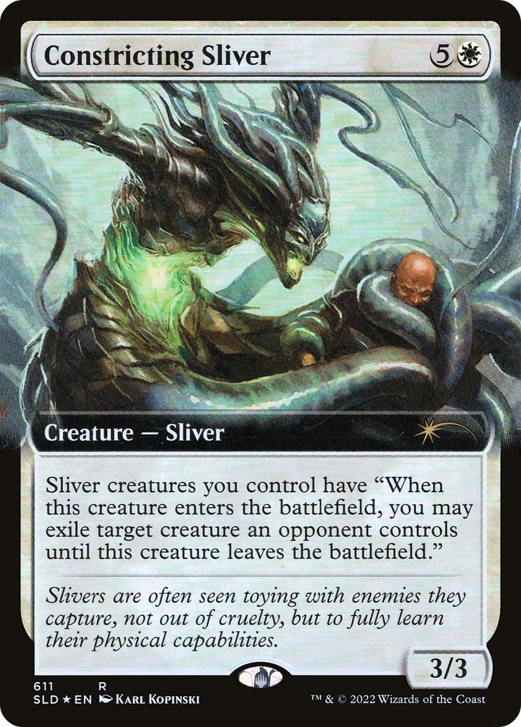 Constricting Sliver (Extended Art) [Secret Lair Drop Promos] | Card Citadel