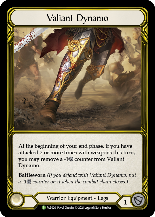 Valiant Dynamo (Golden) [FAB020] (Promo)  Cold Foil | Card Citadel