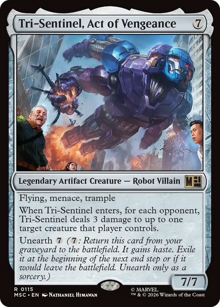 Tri-Sentinel, Act of Vengeance [Marvel Super Heroes Commander] | Card Citadel