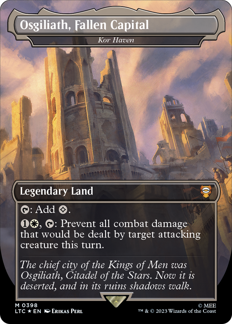 Osgiliath, Fallen Capital - Kor Haven (Surge Foil Realms and Relics) [The Lord of the Rings: Tales of Middle-Earth Commander] | Card Citadel