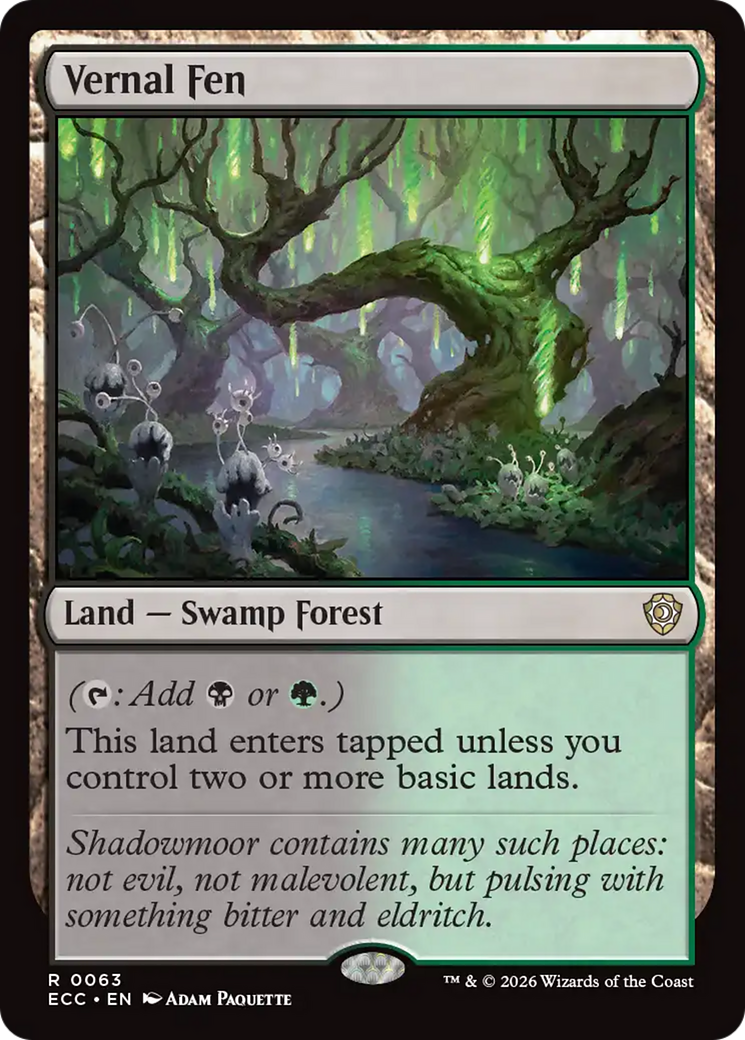 Vernal Fen [Lorwyn Eclipsed Commander] | Card Citadel