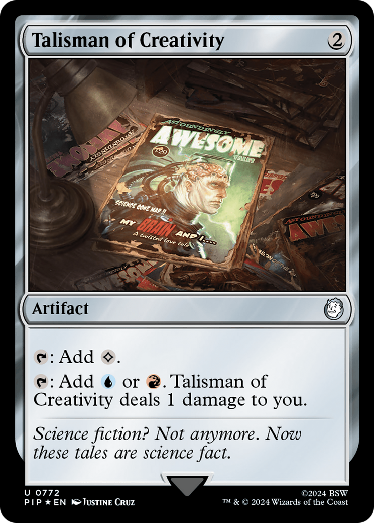 Talisman of Creativity (Surge Foil) [Fallout] | Card Citadel