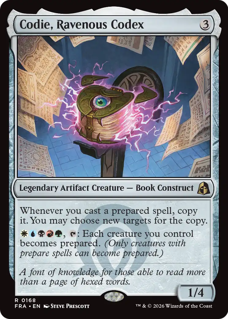 Codie, Ravenous Codex [Reality Fracture] | Card Citadel