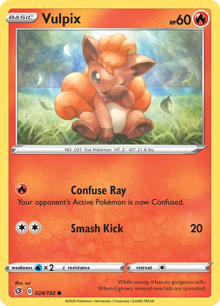 Vulpix (024/192) [Sword & Shield: Rebel Clash] | Card Citadel