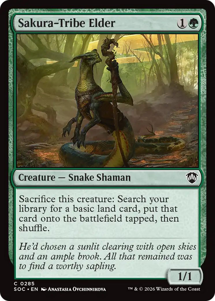 Sakura-Tribe Elder [Secrets of Strixhaven Commander] | Card Citadel