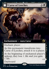Curse of Leeches // Leeching Lurker (Extended Art) [Innistrad: Midnight Hunt] | Card Citadel