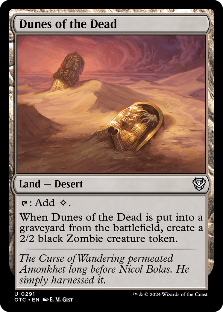 Dunes of the Dead [Outlaws of Thunder Junction Commander] | Card Citadel