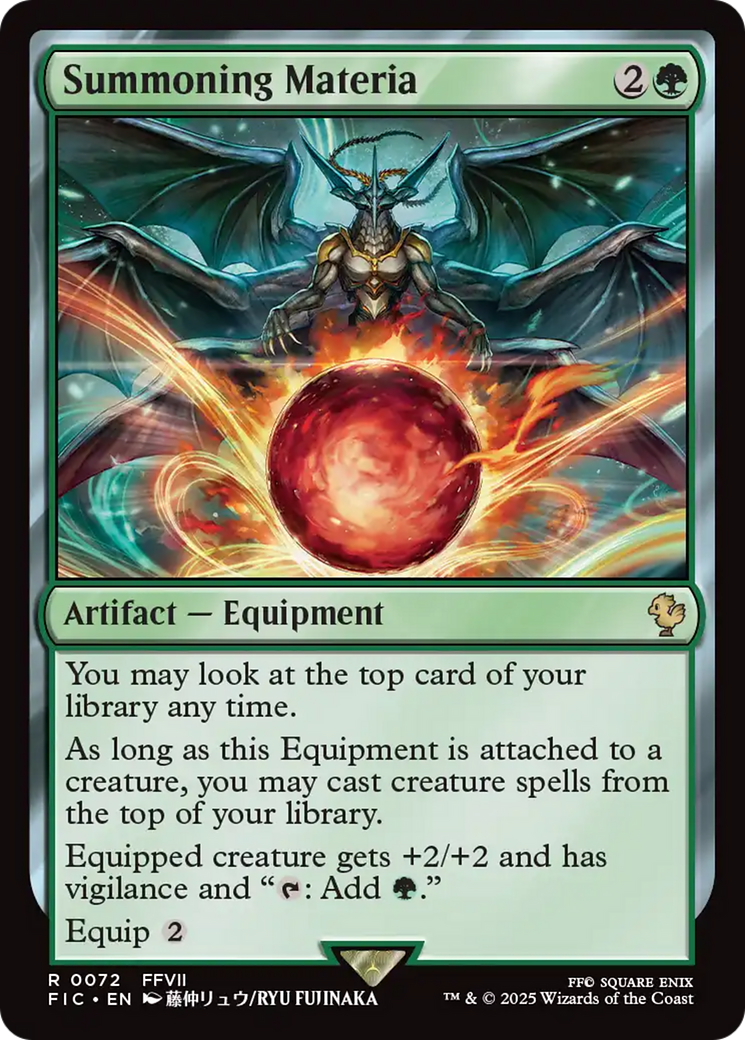 Summoning Materia [FINAL FANTASY Commander] | Card Citadel