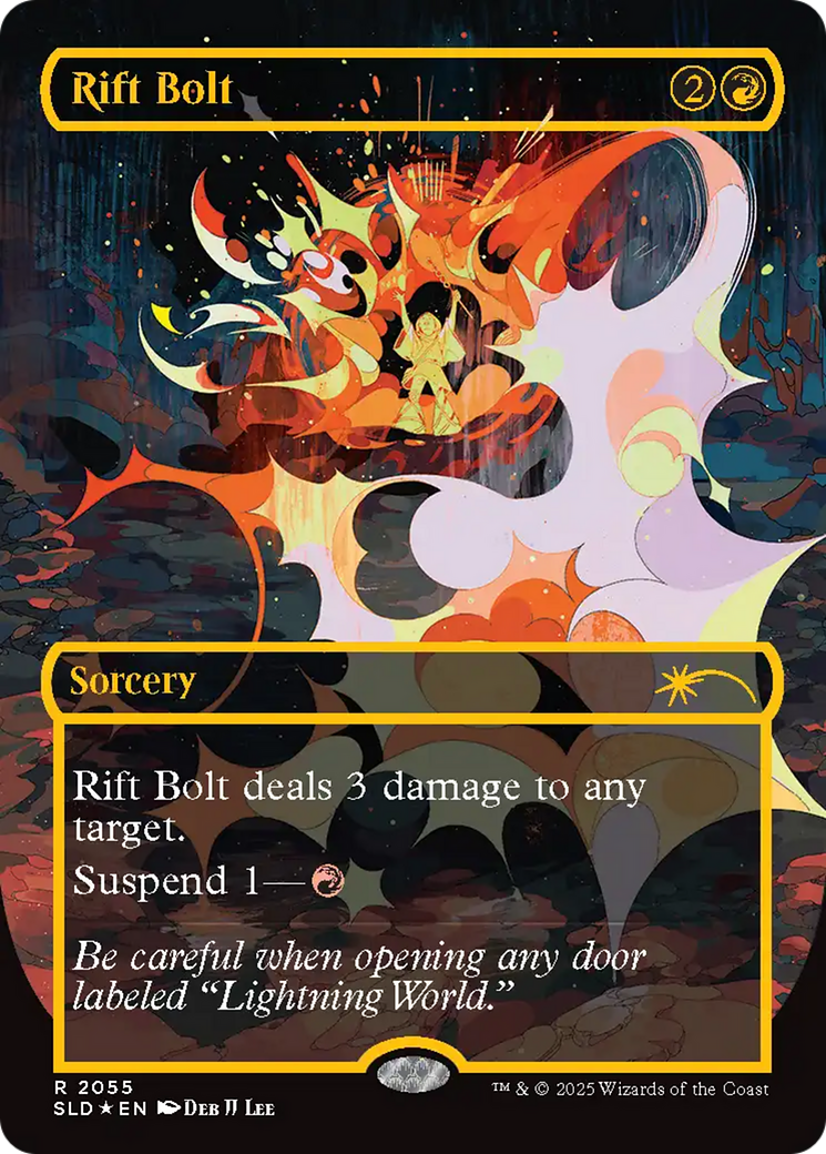 Rift Bolt (2055) (Raised Foil) [Secret Lair Drop Series] | Card Citadel