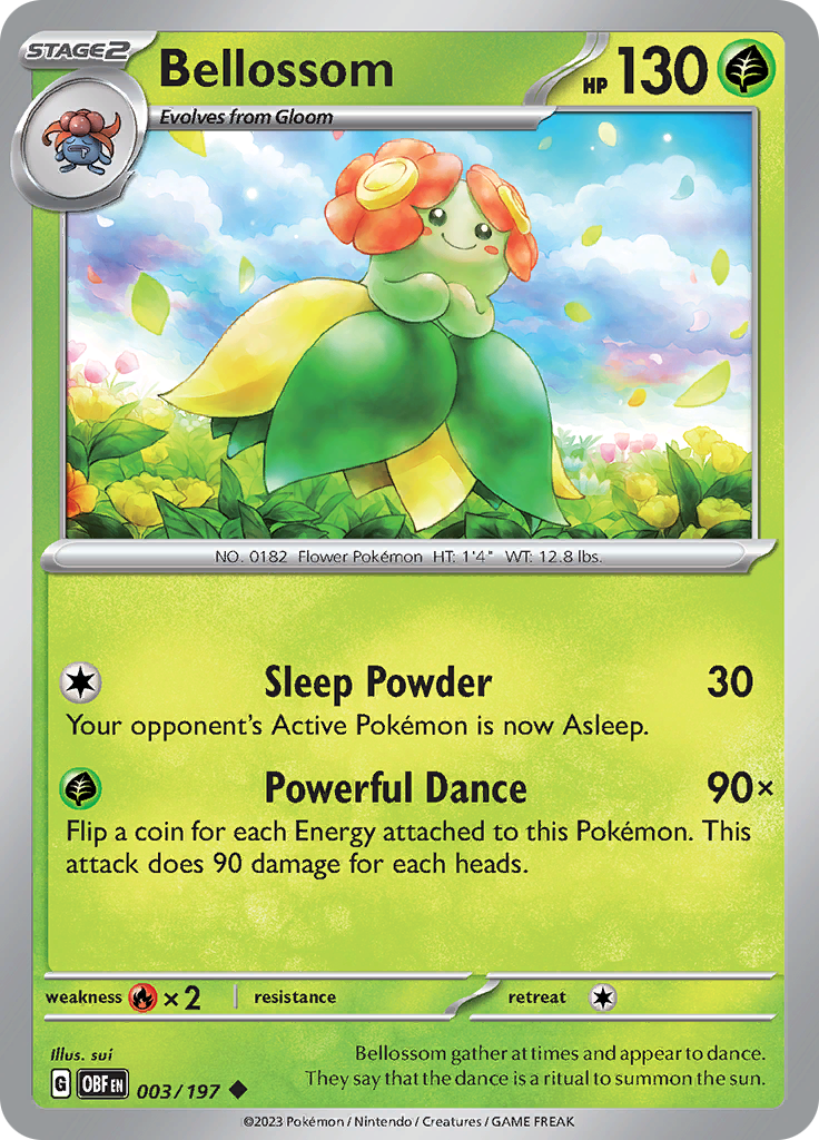 Bellossom (003/197) [Scarlet & Violet: Obsidian Flames] | Card Citadel