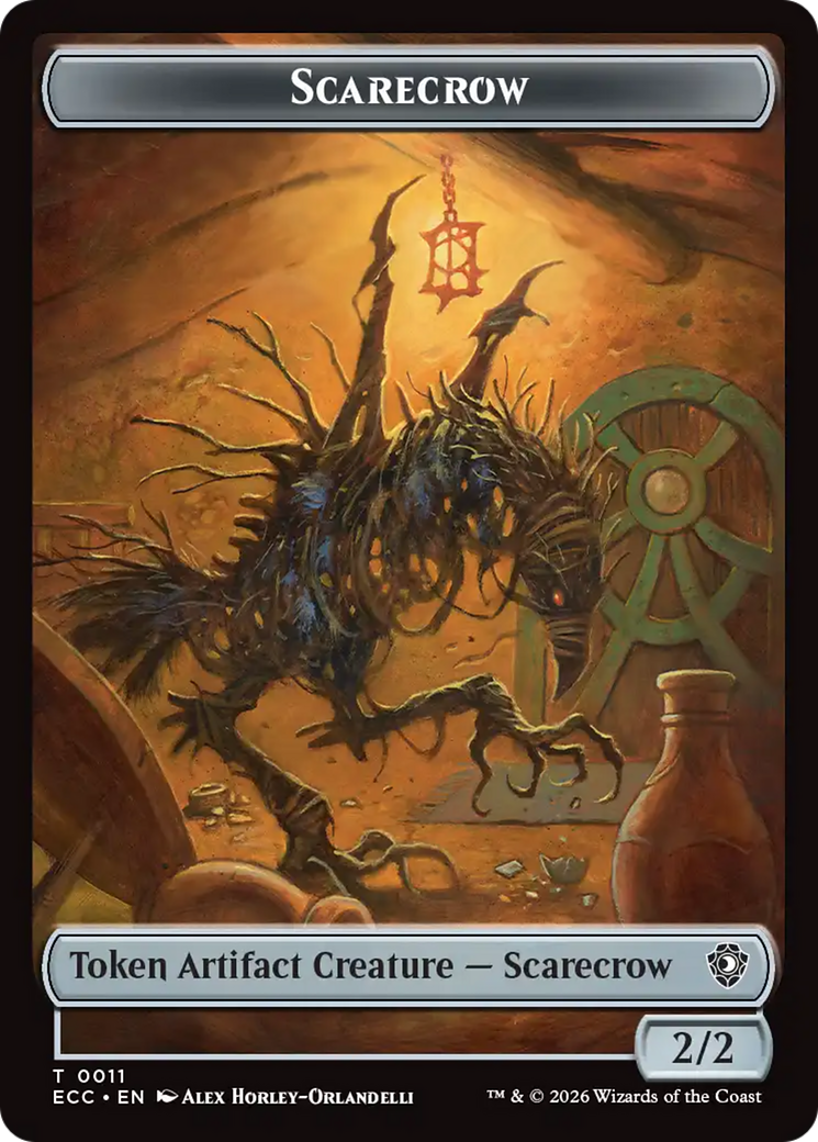Copy // Scarecrow Double-Sided Token [Lorwyn Eclipsed Tokens] | Card Citadel
