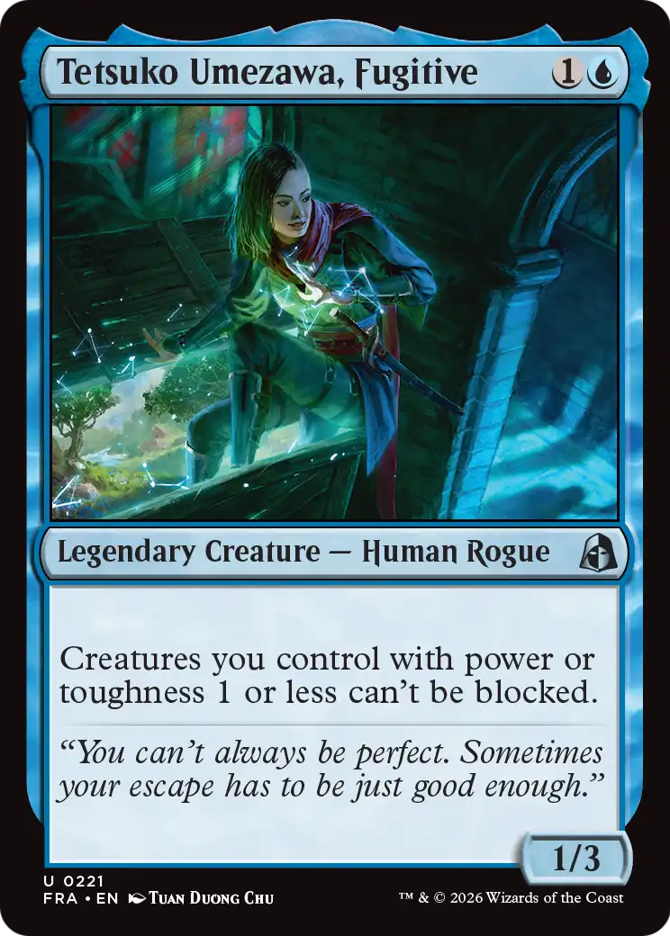 Tetsuko Umezawa, Fugitive [Reality Fracture] | Card Citadel