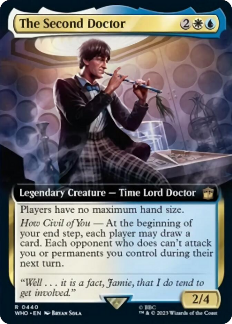 The Second Doctor (Extended Art) [Doctor Who] | Card Citadel