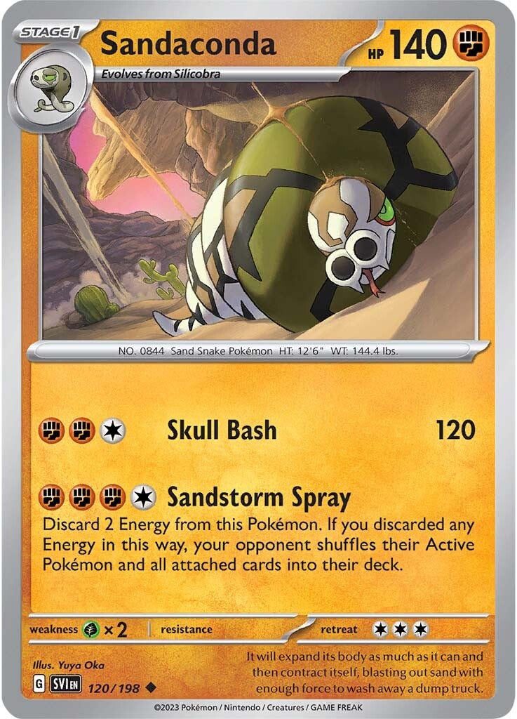 Sandaconda (120/198) [Scarlet & Violet: Base Set] | Card Citadel