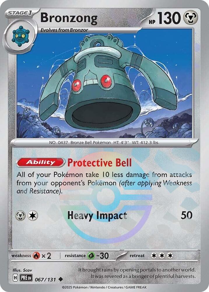 Bronzong (067/131) (Poke Ball Pattern) [Scarlet & Violet: Prismatic Evolutions] | Card Citadel