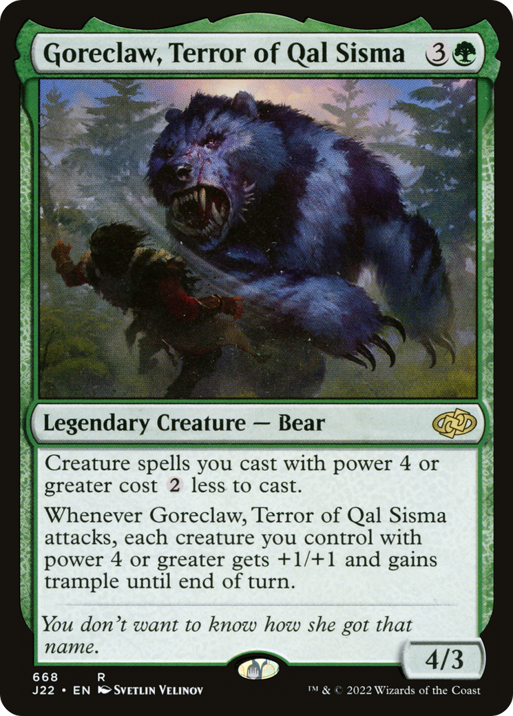 Goreclaw, Terror of Qal Sisma [Jumpstart 2022] | Card Citadel