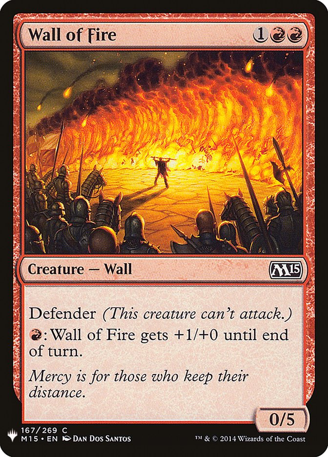 Wall of Fire [Mystery Booster] | Card Citadel