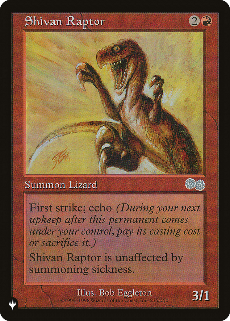 Shivan Raptor [The List Reprints] | Card Citadel