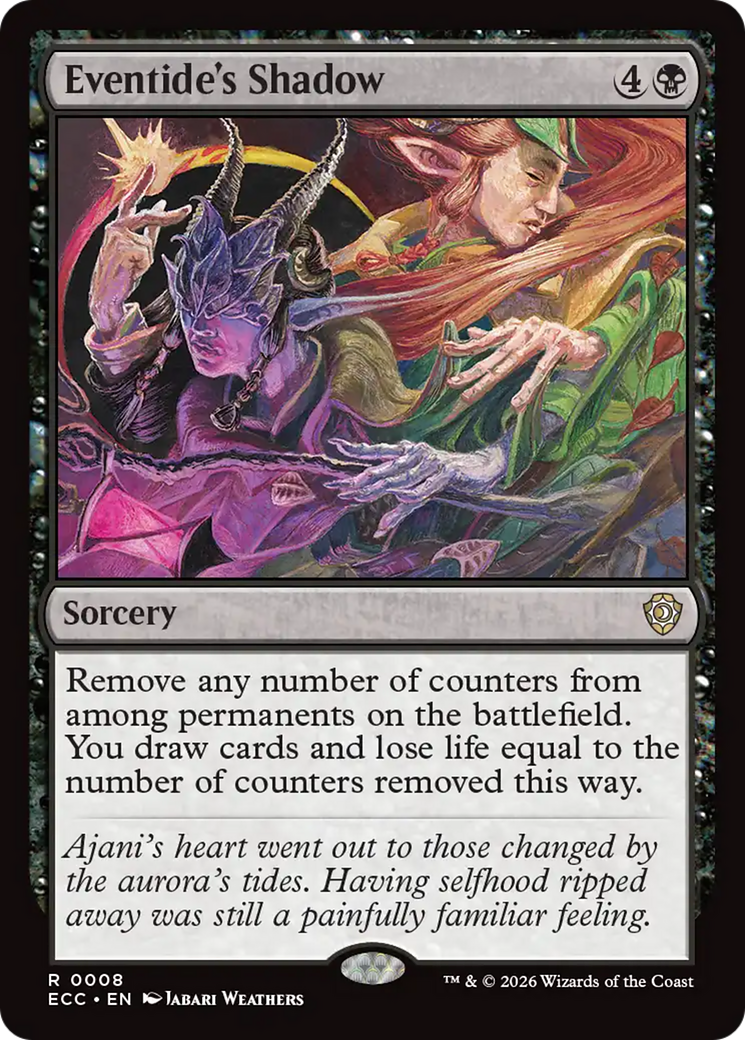 Eventide's Shadow [Lorwyn Eclipsed Commander] | Card Citadel
