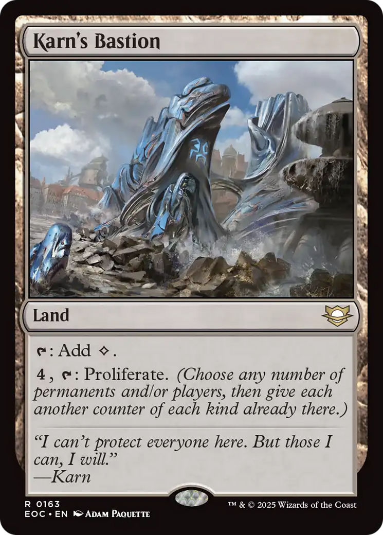 Karn's Bastion [Edge of Eternities Commander] | Card Citadel