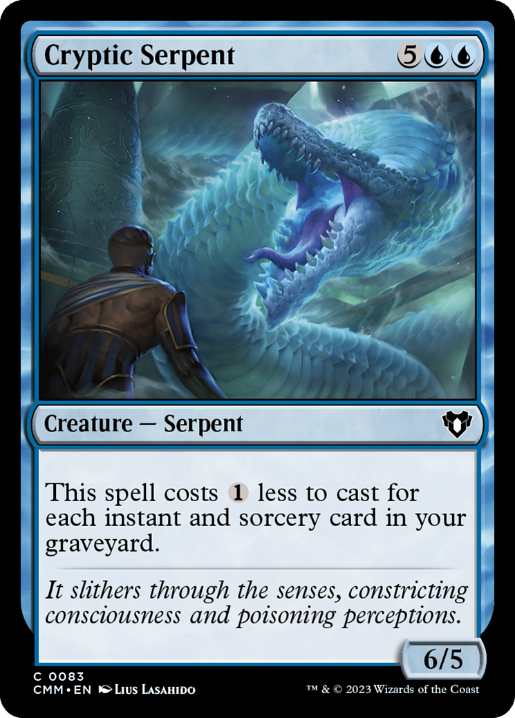 Cryptic Serpent [Commander Masters] | Card Citadel