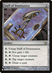 Staff of Domination [The List] | Card Citadel