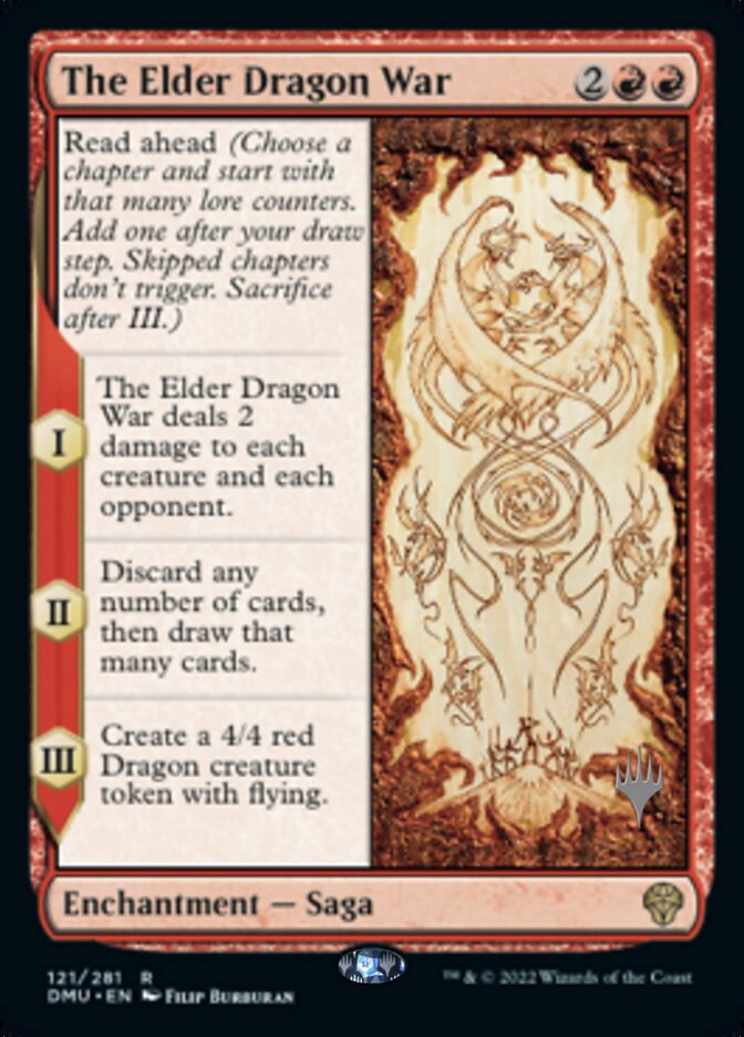 The Elder Dragon War (Promo Pack) [Dominaria United Promos] | Card Citadel