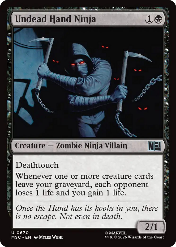 Undead Hand Ninja [Marvel Super Heroes Commander] | Card Citadel