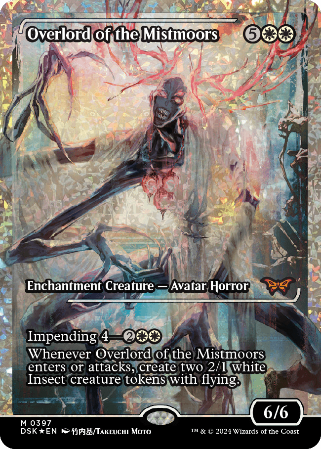 Overlord of the Mistmoors (Japan Showcase) (Fracture Foil) [Duskmourn: House of Horror] | Card Citadel