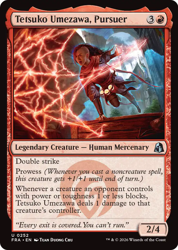 Tetsuko Umezawa, Pursuer [Reality Fracture] | Card Citadel