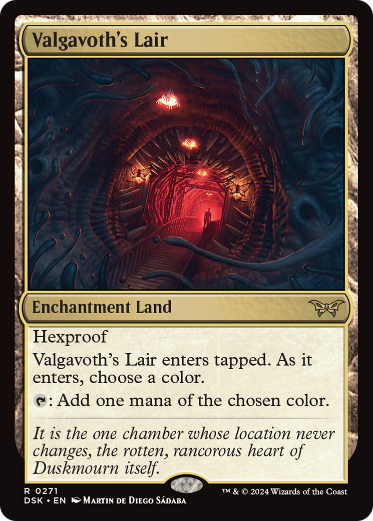 Valgavoth's Lair [Duskmourn: House of Horror] | Card Citadel