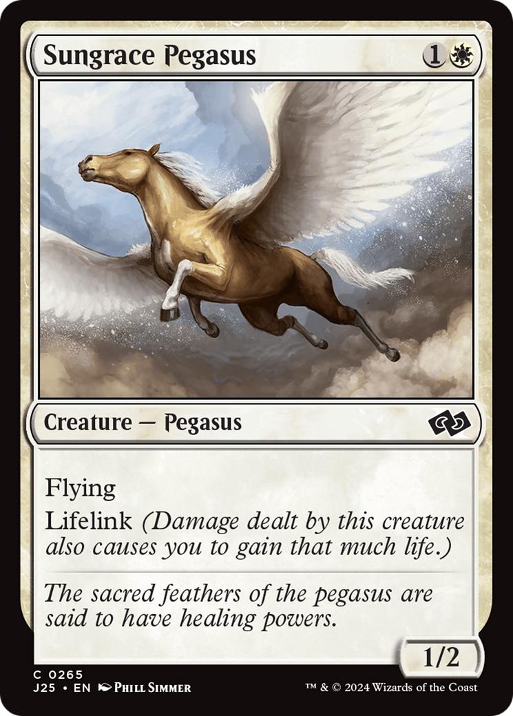 Sungrace Pegasus [Foundations Jumpstart] | Card Citadel