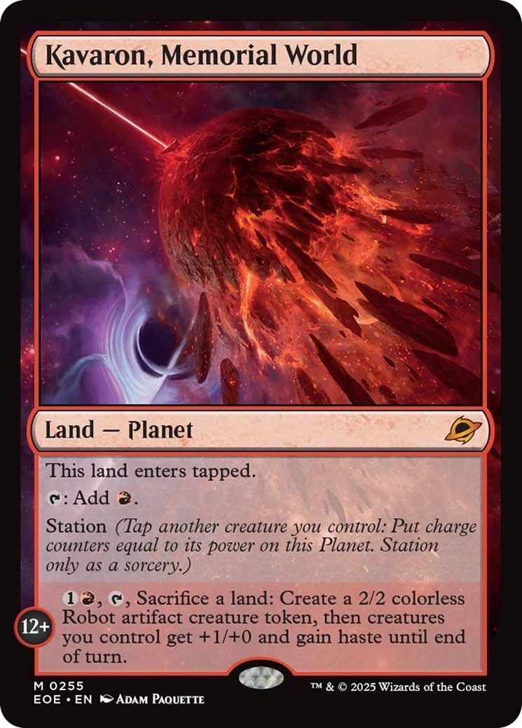 Kavaron, Memorial World [Edge of Eternities] | Card Citadel