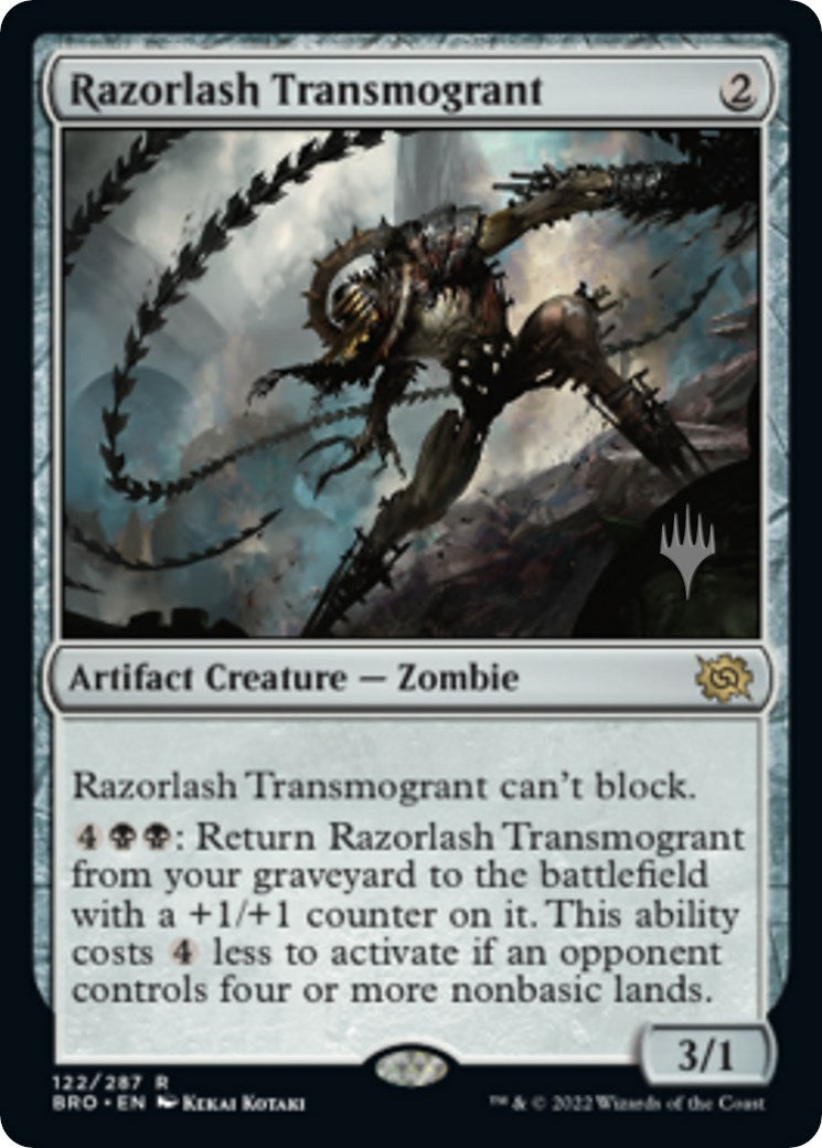 Razorlash Transmogrant (Promo Pack) [The Brothers' War Promos] | Card Citadel