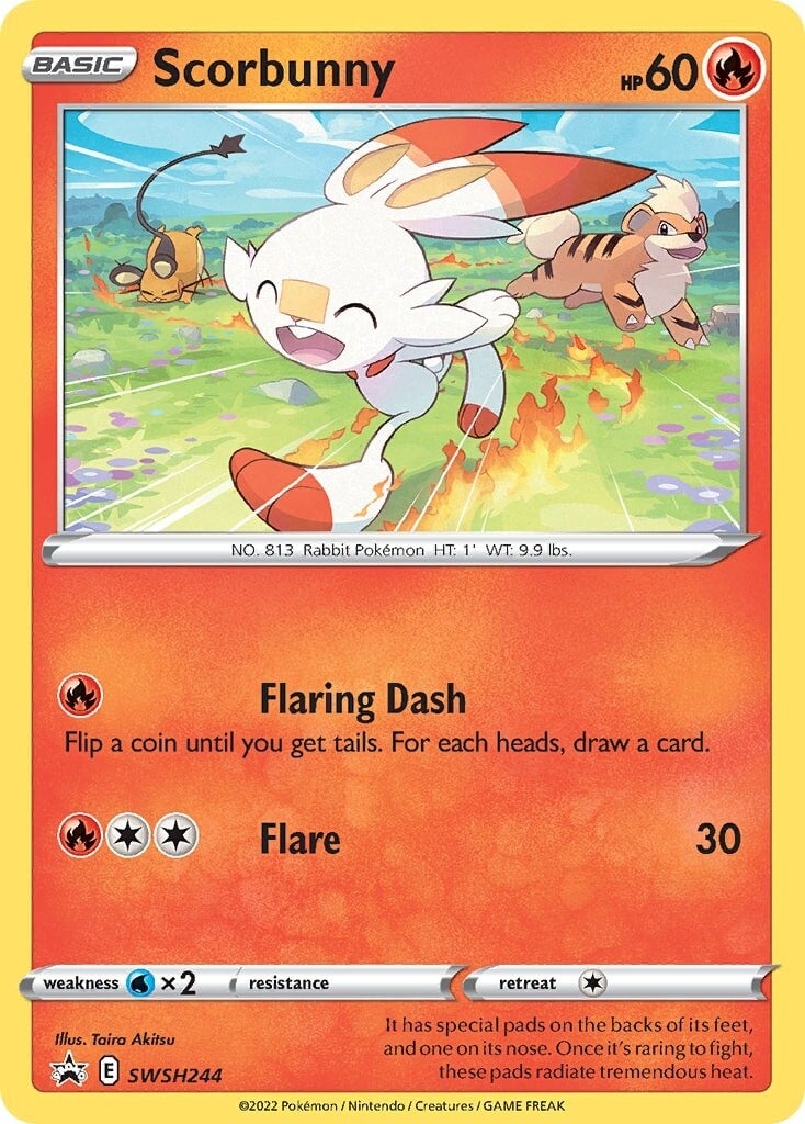 Scorbunny (SWSH244) [Sword & Shield: Black Star Promos] | Card Citadel