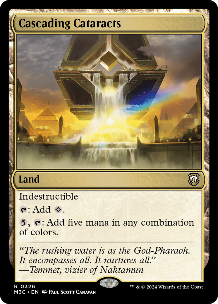 Cascading Cataracts (Ripple Foil) [Modern Horizons 3 Commander] | Card Citadel